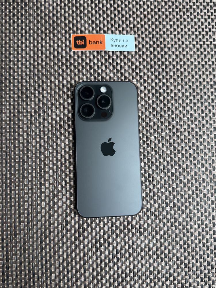 КАТО НОВ! /*ЛИЗИНГ*/ IPhone 15 Pro / Black Titanium 128Gb Айфон
