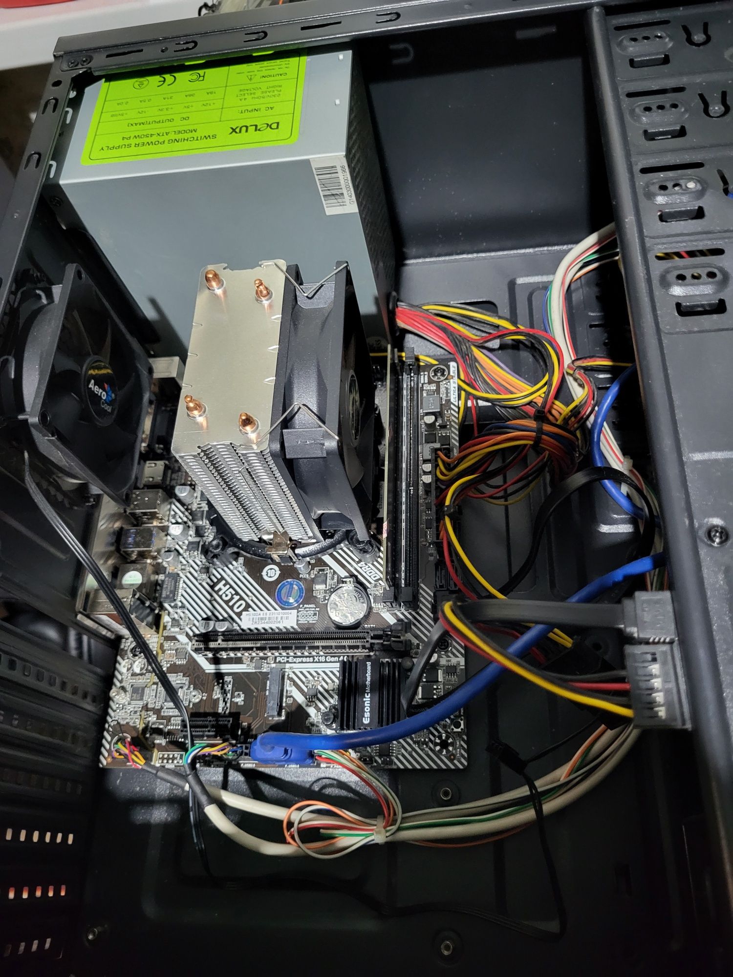 H510 / i3 10105f/8gb/SSD 128GB новый/блок. Кейс  DDR4, без видеокарты