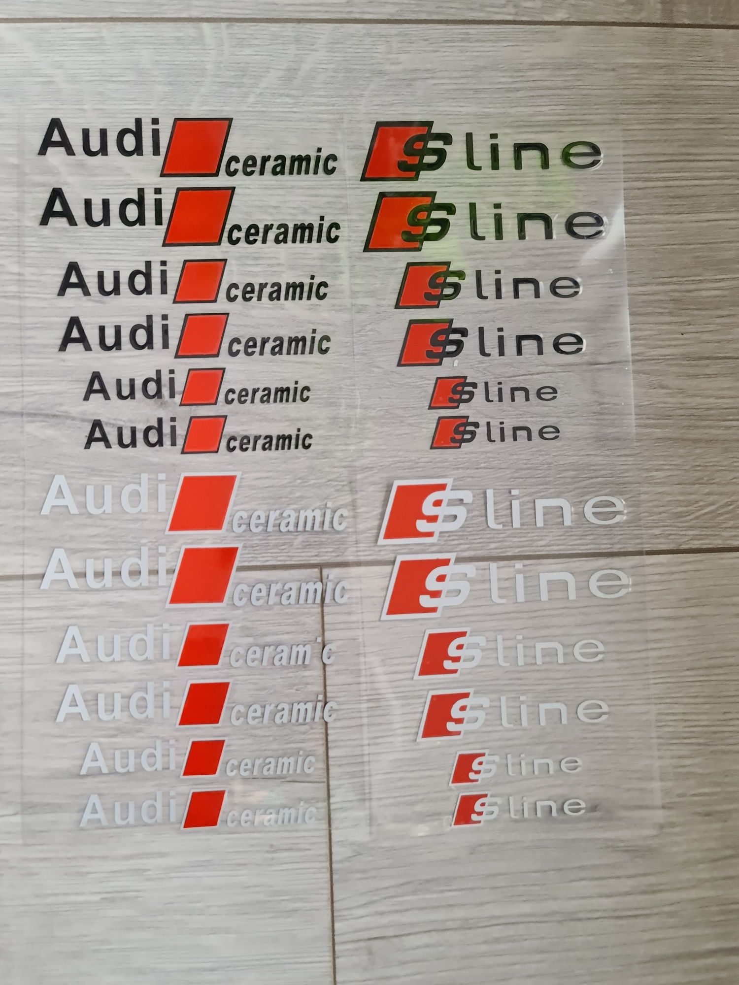 Set-6-Stickere-Etrieri-Sline-Ceramic-Sport-Audi-A4-A5-A6-A7-A8-Q5-Q7-8