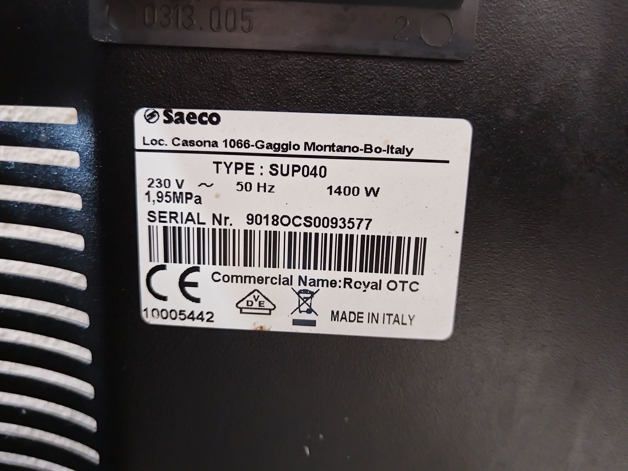 Saeco Royal One Touch Cappuccino