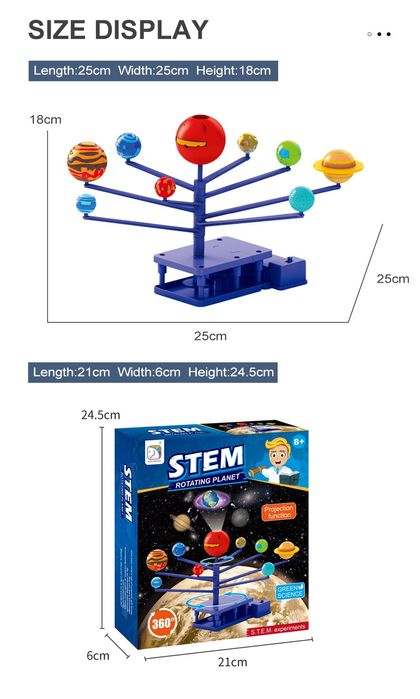 Планета конструктор с моторчиком