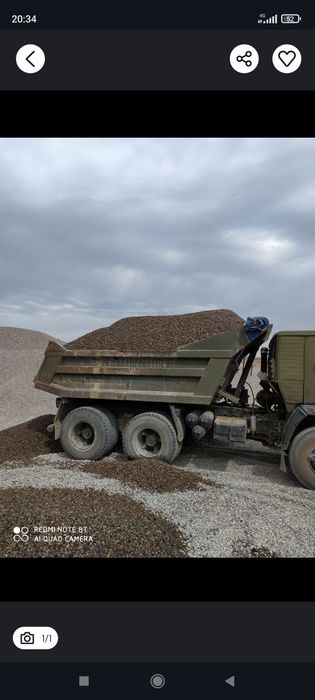 Kampot 70/30. Sheben tosh kilinis kamazda