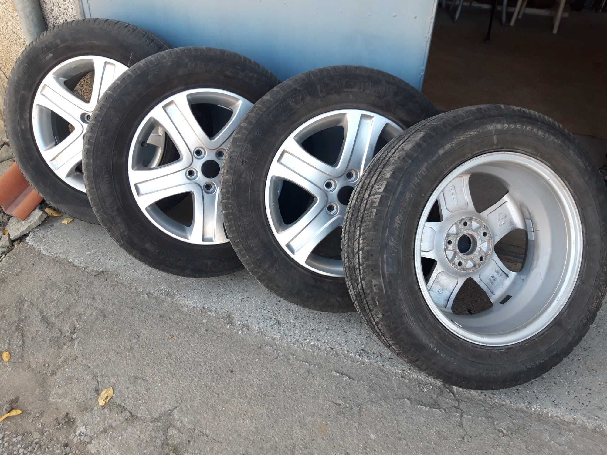 4 бр. 17 цолови джанти SUZUKI 17x6 ½ J    с гуми ECOVISION 225/65R17