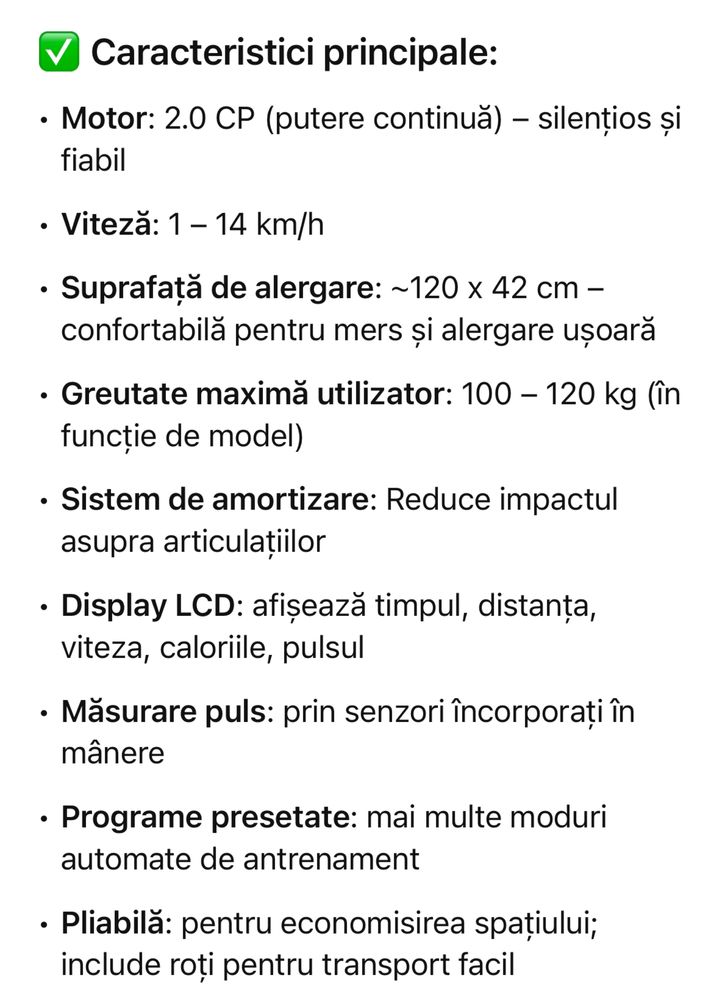 Banda de alergare electrică FitTronic D30 DK12-AK