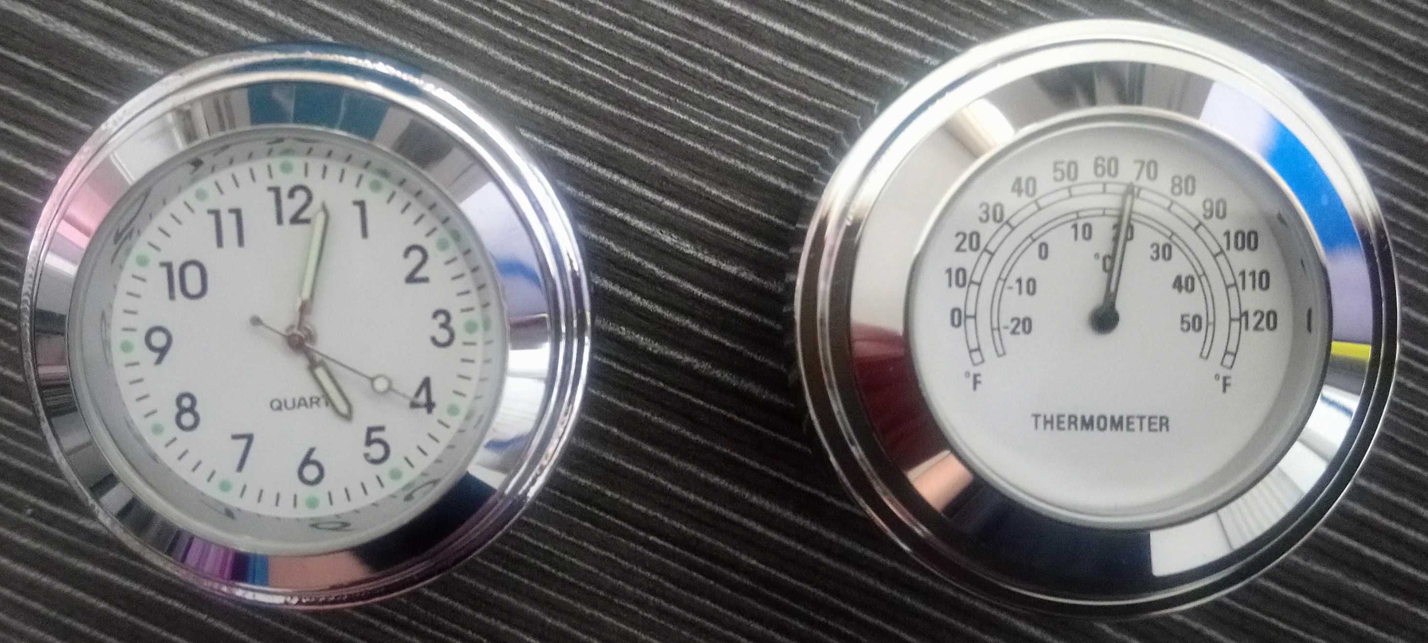 Часовник и термометър за колело или мотор