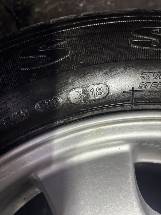 Jante Mercedes R15 cu Anvelope de Iarna