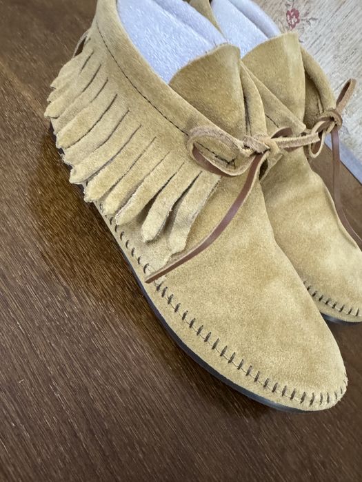 Мокасины unisex,высокие ,Minnetonka,натуральная замша