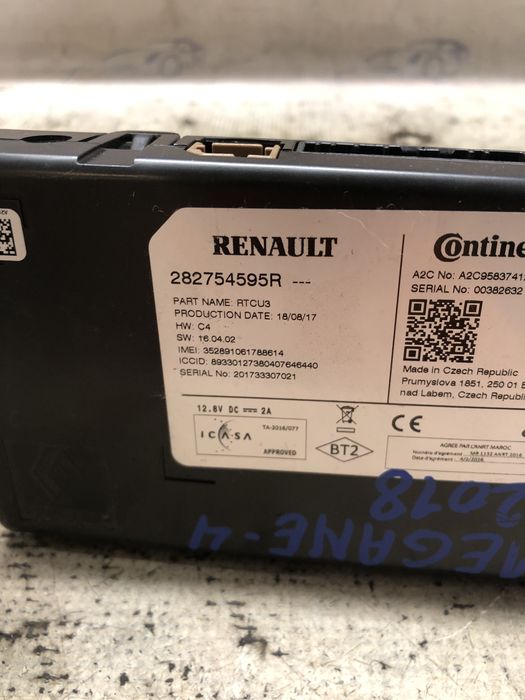 modul navigatie  renault megane 4 1.2 benzina 2018