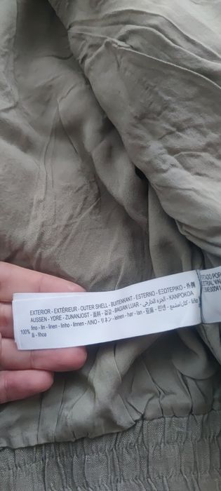 Къса връхна дреха OYSHO - 100% лен