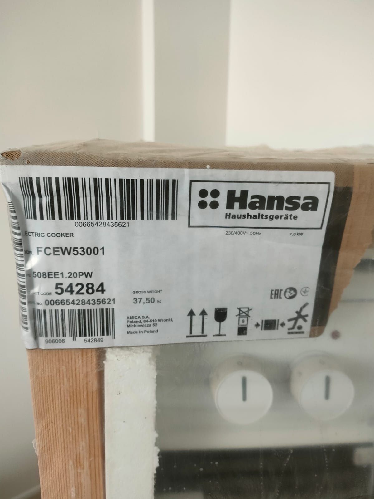 Электрическая плита Hansa FCEW53001