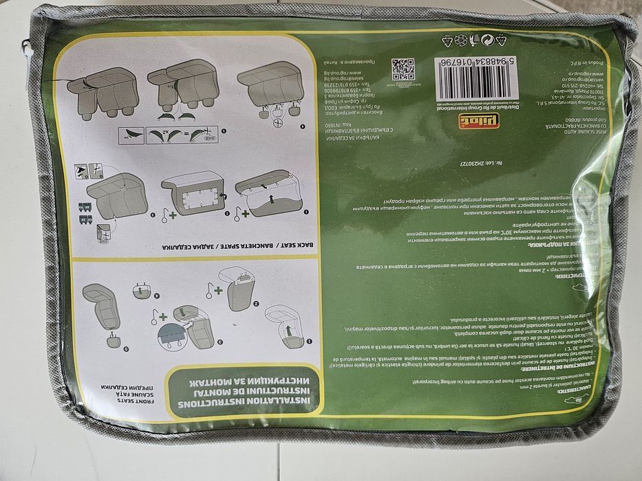 Huse scaune auto Toyota cu bancheta fractionata
