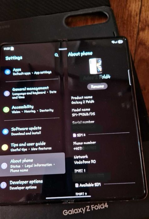 Pachet Galaxy Z Fold 4 + Galaxy Watch 3