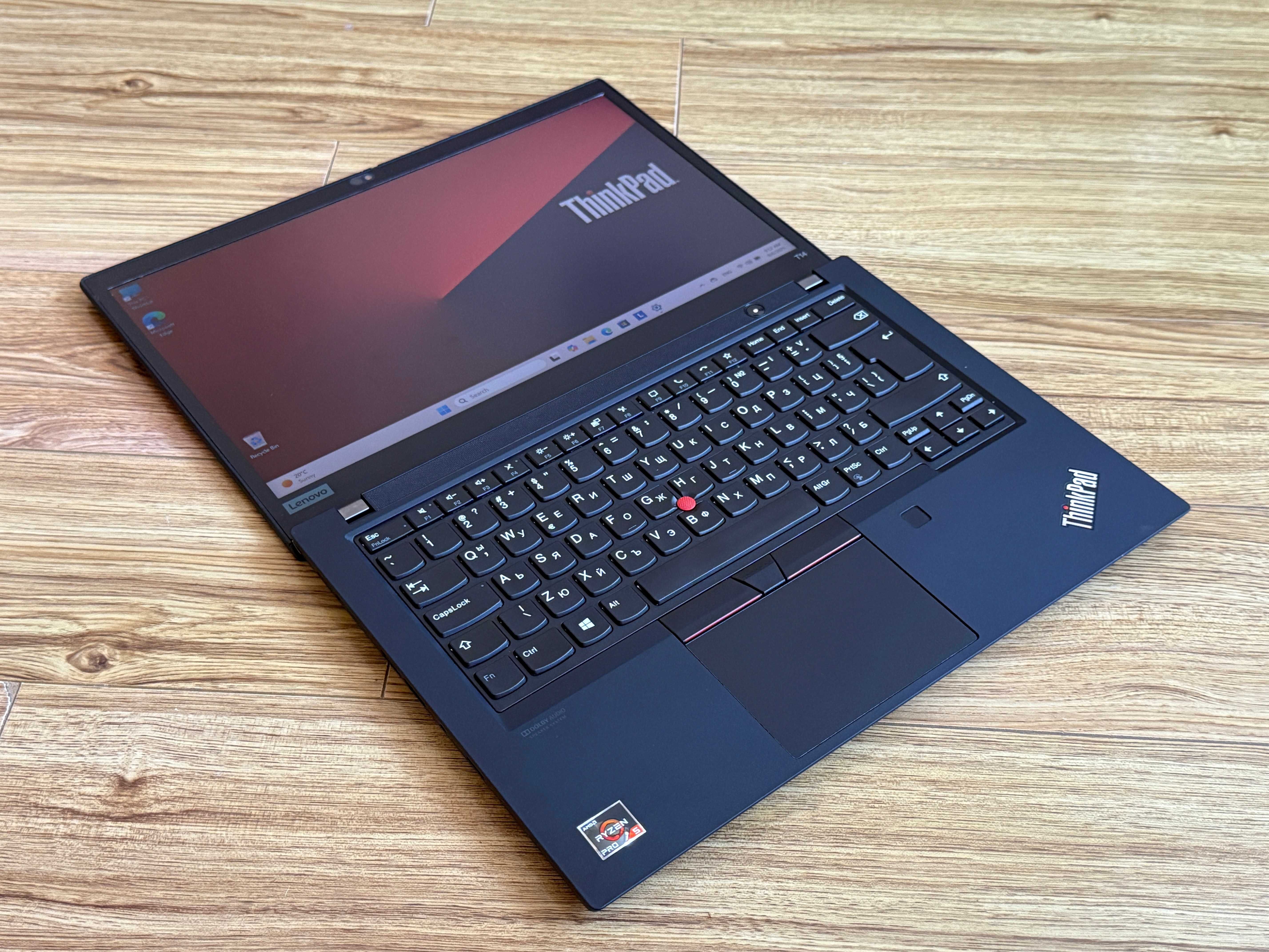 Lenovo T14 Touch`Ryzen 5-4650U/24GB DDR4/512GB NVMe/FHD IPS/Бат 12ч