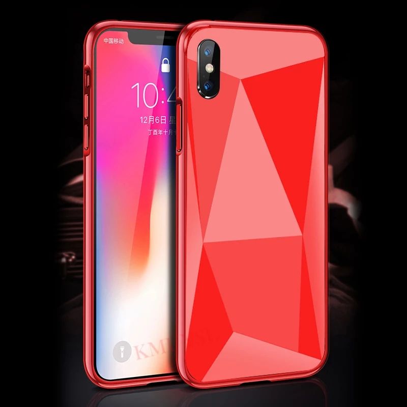 Husa Glass compatibil Iphone X / Xs Max / Xr / 7 / 7 Plus / 8 / 8 Plus