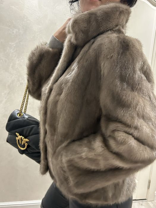 Blana naturala nurca argintie