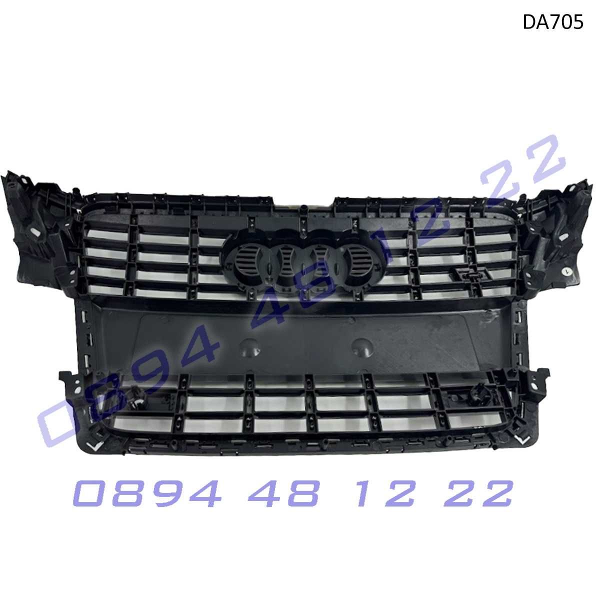 Предна решетка Audi A4 B8 S4 04-07 черна хоризонтална s line