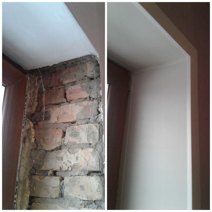 Откосы утеплённые