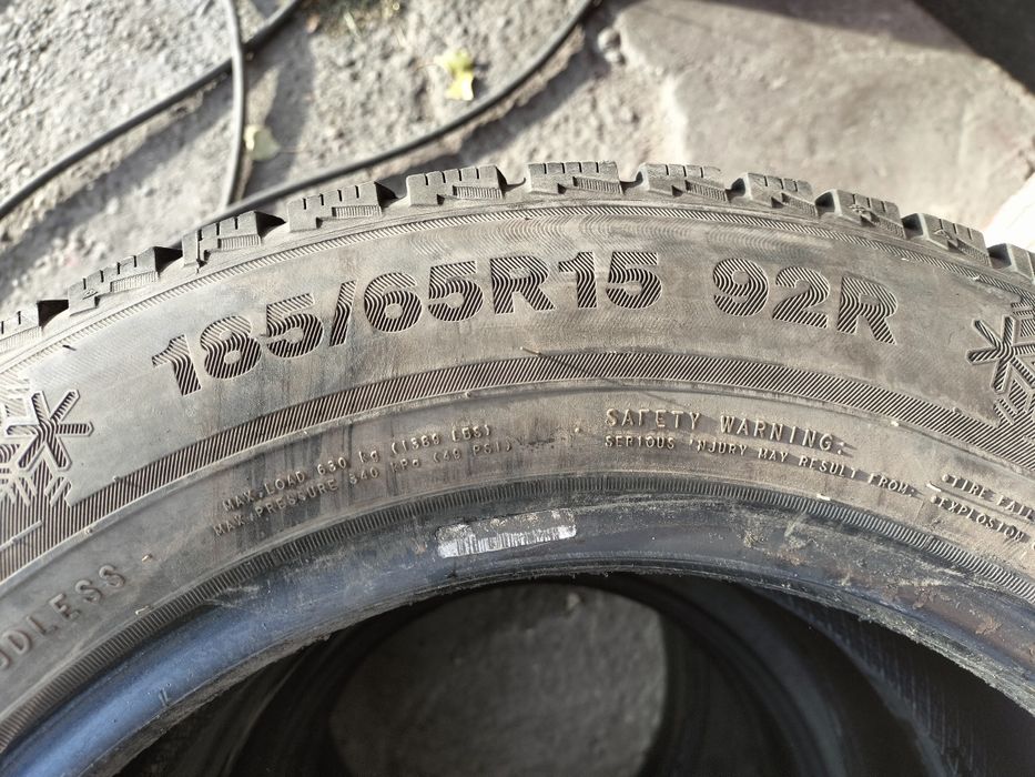 Комплект БУ шины TRIANGLE, размер 185/65R15.