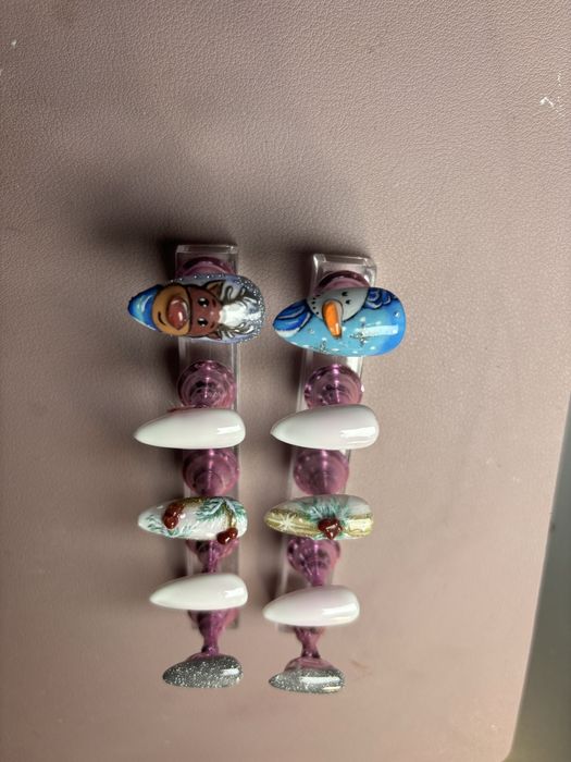 Press on изкуствени нокти Коледни