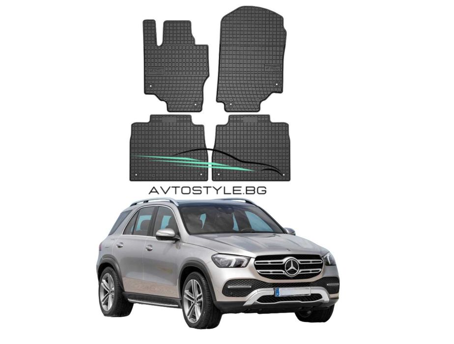 Гумени стелки за Mercedes GLE W167 след 2019 г., Frogum