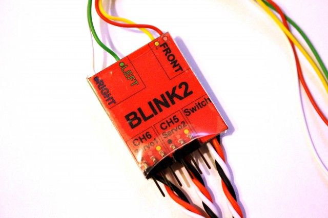 Modul semnalizare switch blink 2 navomodel plantat 2 cuve si far