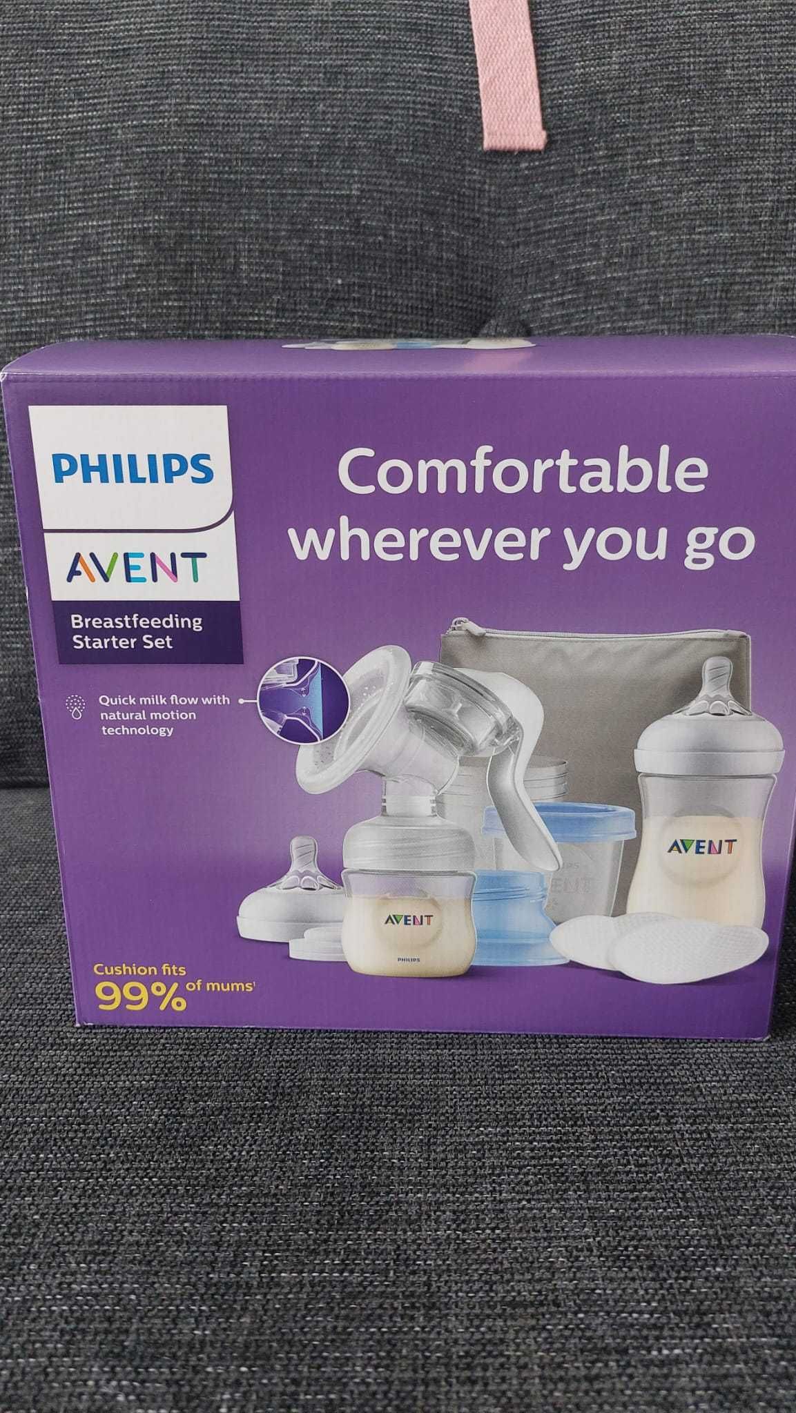 Philips Avent Set pentru alăptare cu pompă de sân manuală SCF430/16