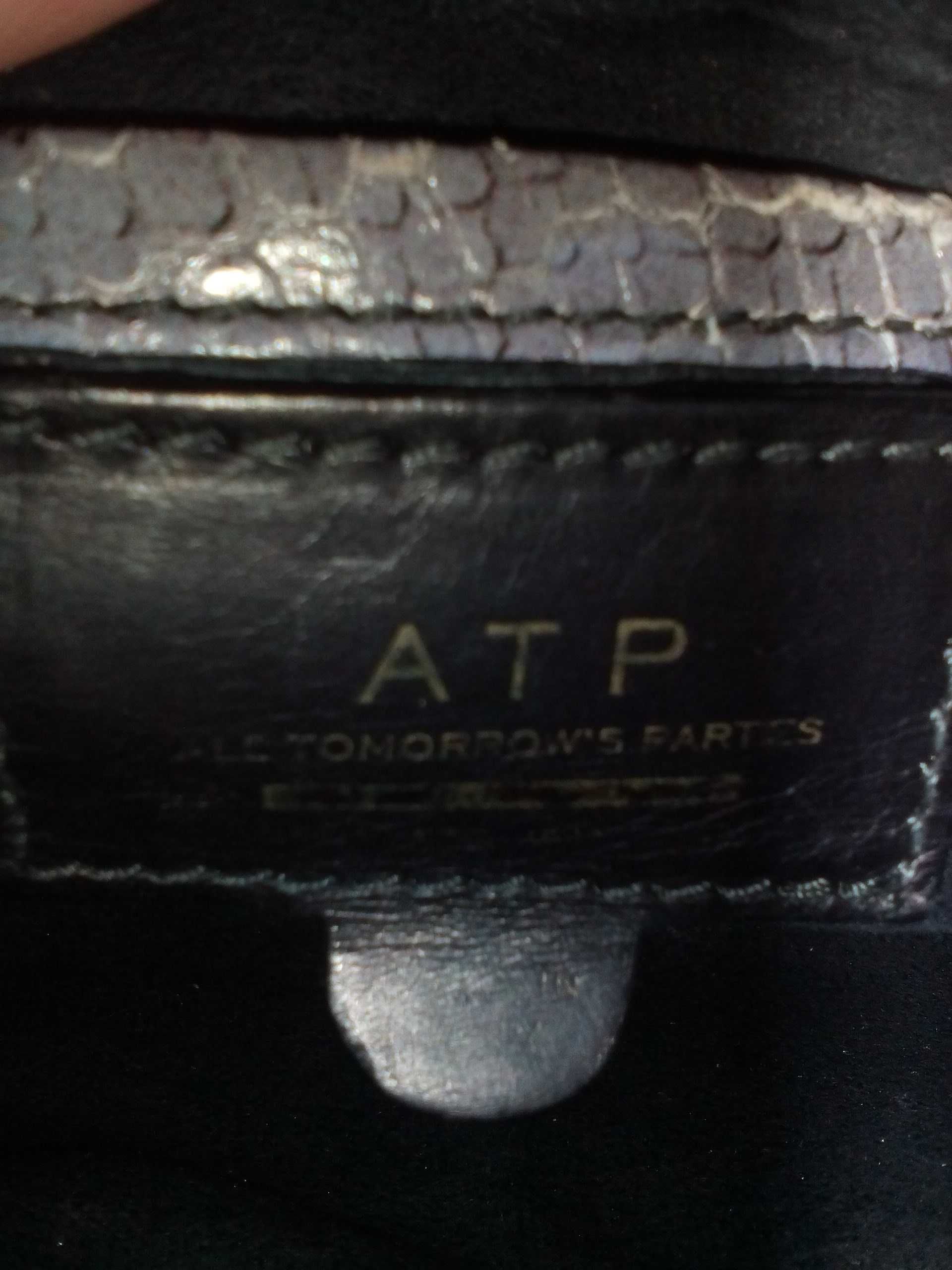Италианска кожена змийска чанта ATP Atelier