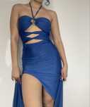 Rochie albastra lunga