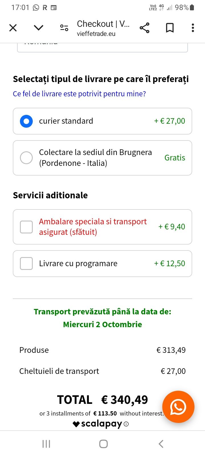 Vând aer condiționat mobil comfee