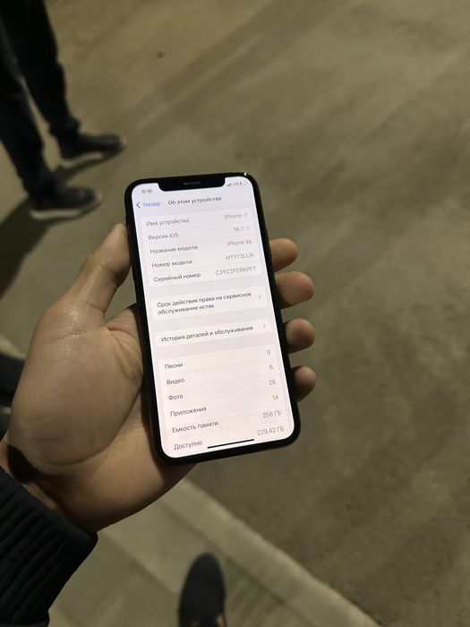 Iphone xs black 256