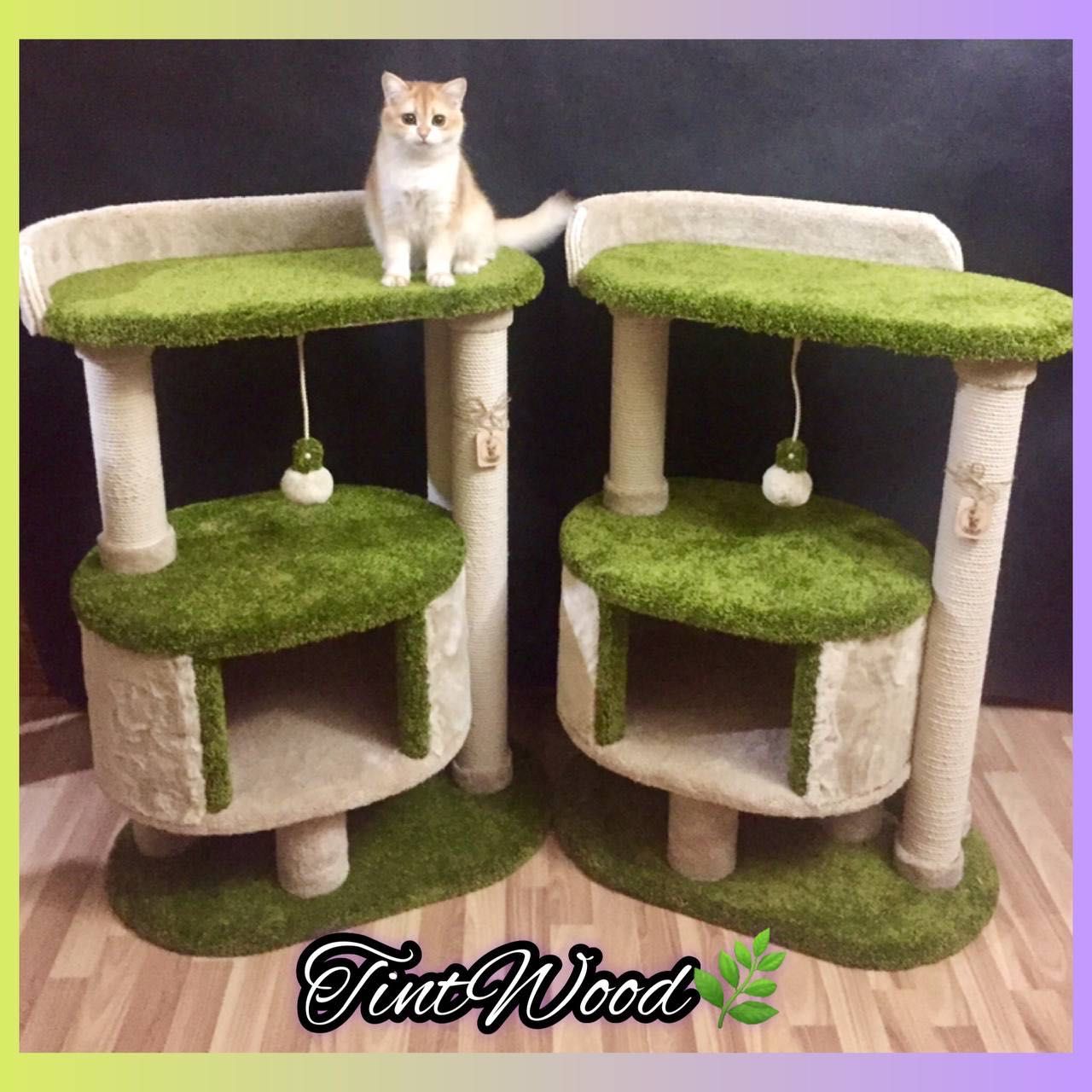 Дом для кошки. Когтеточка. Игровой комплекс.