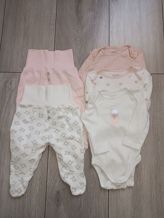 Сет на okaidi за 3 месеца и боди на Mayoral 2-4 месеца(65см.)