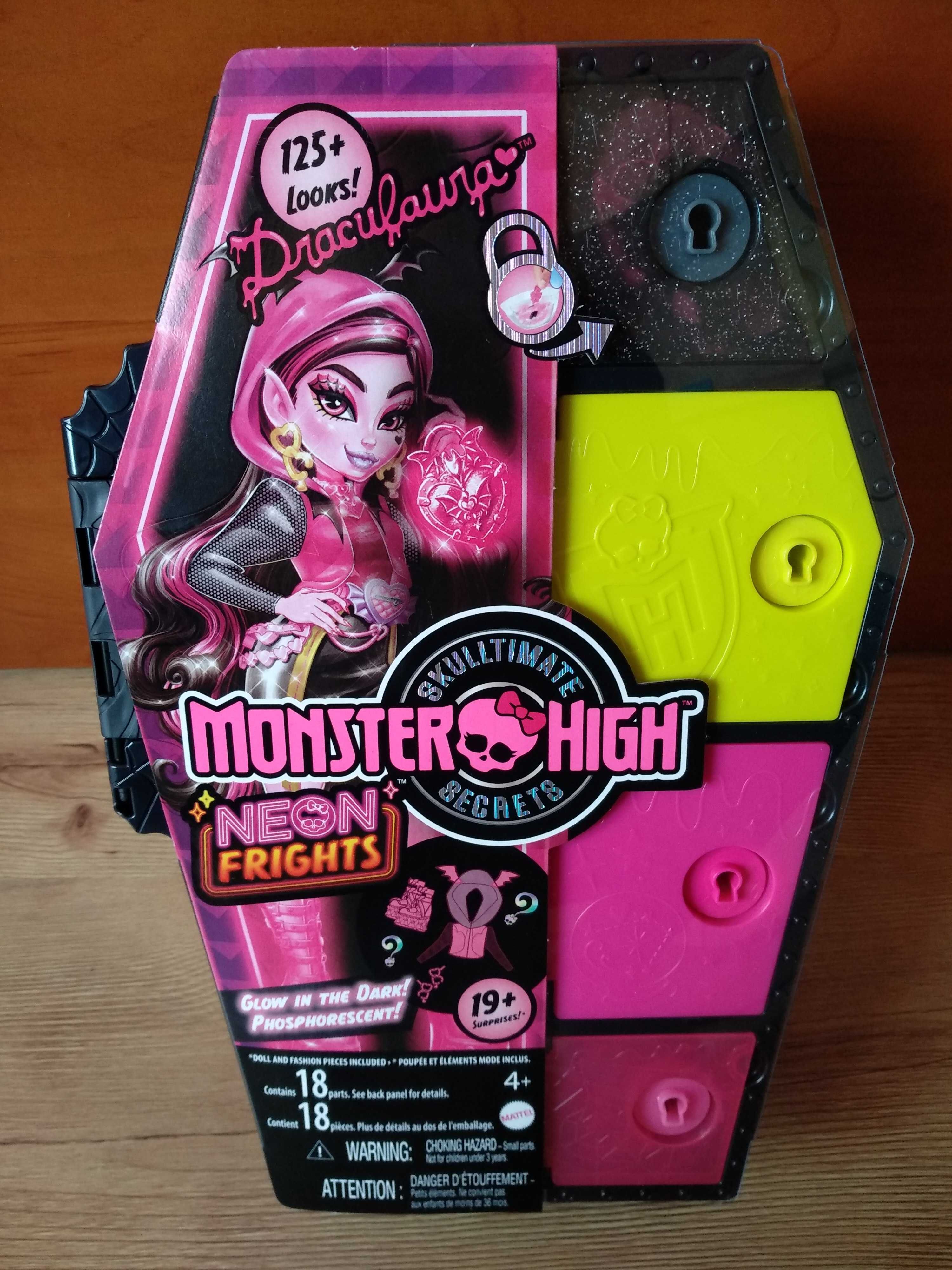 Кукла Monster High Draculaura. Neon frights.