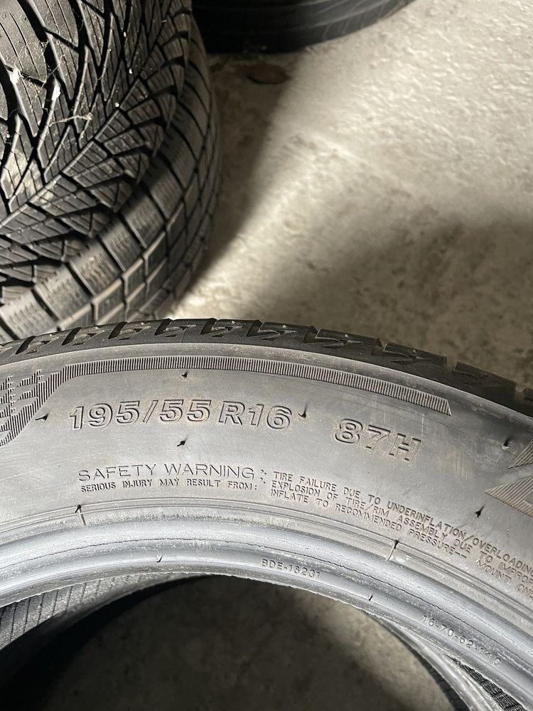 195/55/16 BRIDGESTONE 2бр. 6мм