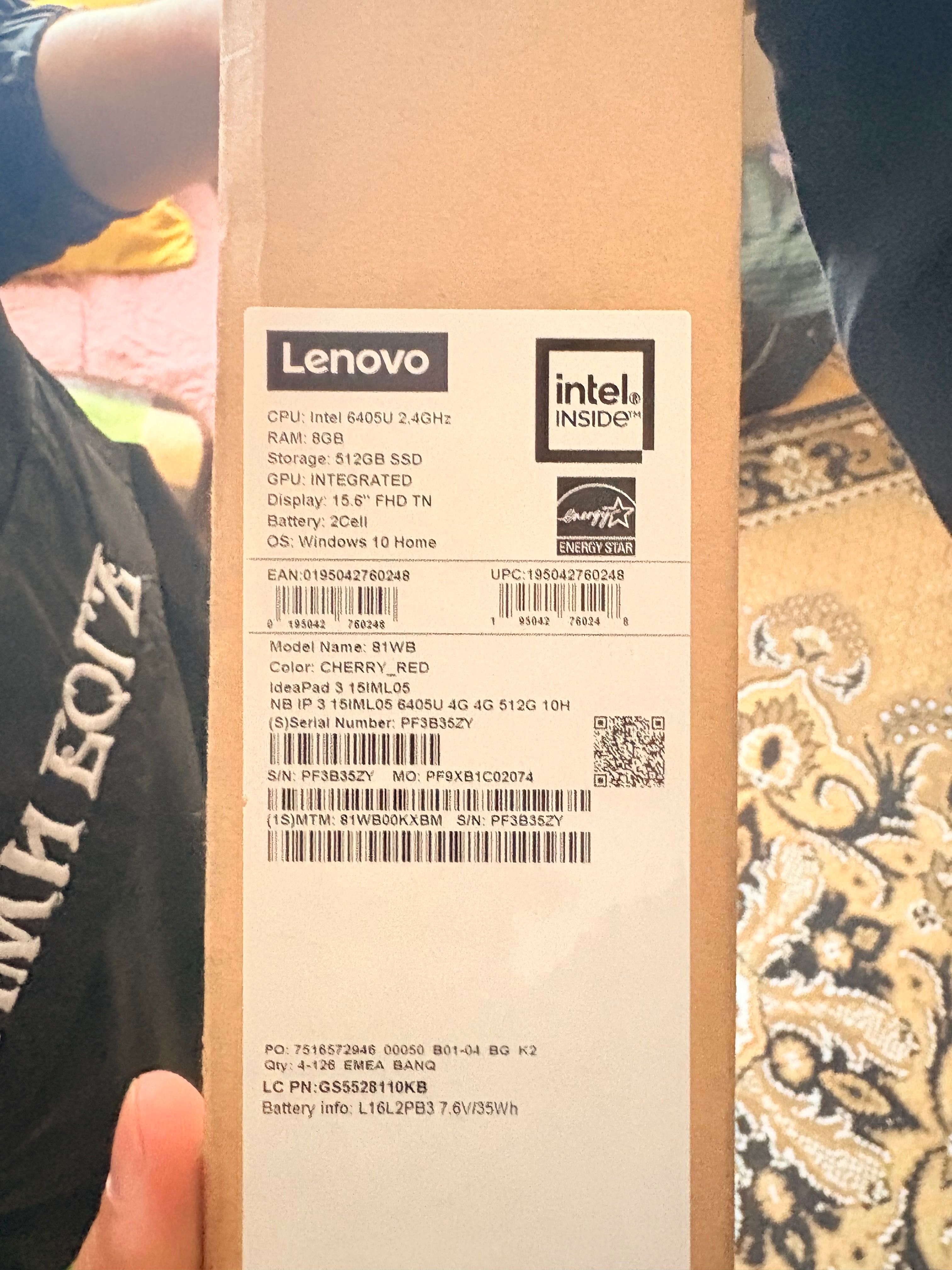 Лаптоп Lenovo ideapad 3
