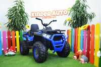 ATV electric pentru copii XMX607 2x45W 12V cu Scaun tapitat #Blue