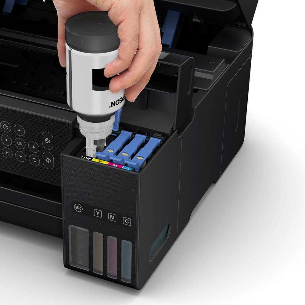 ЧИСТО НОВИ  Принтери  скенер Epson et 2756 wi fi мултифункционален