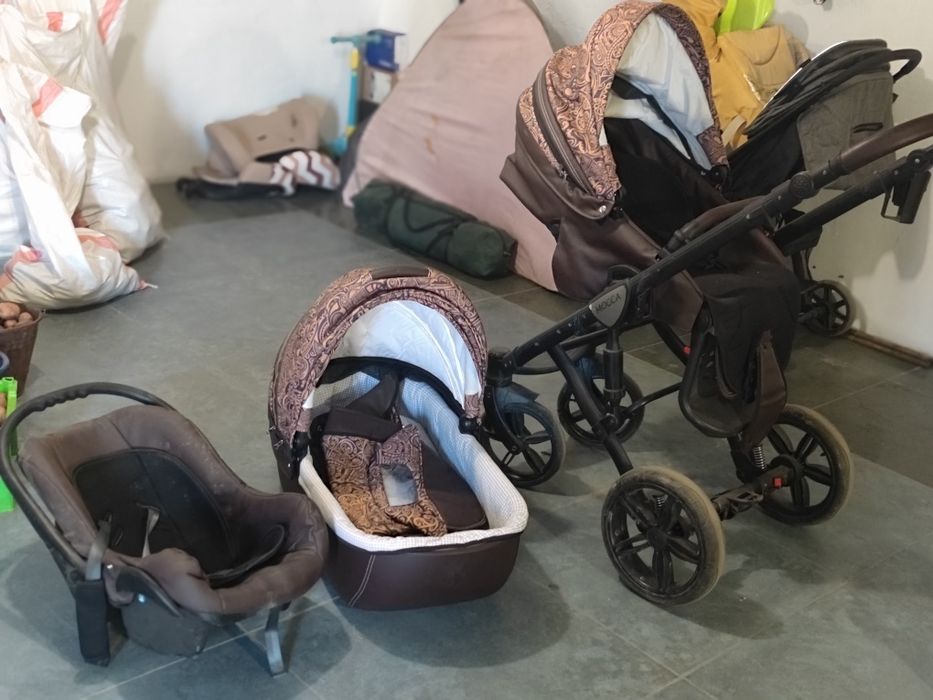 Коляска б/у  трансформер,можно в рассрочку через Kaspi Pay