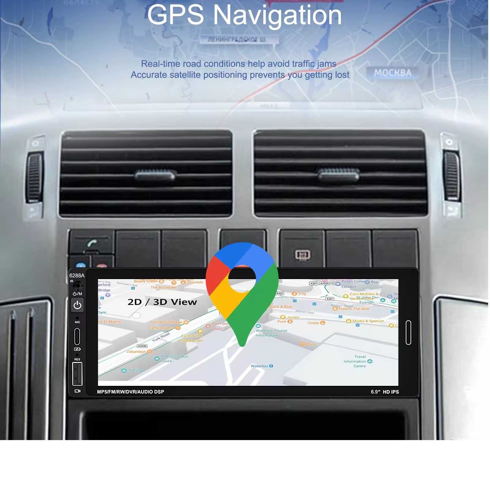 Мултимедия плеър навигация за кола с Android автомобил CARPLAY A-AUTO