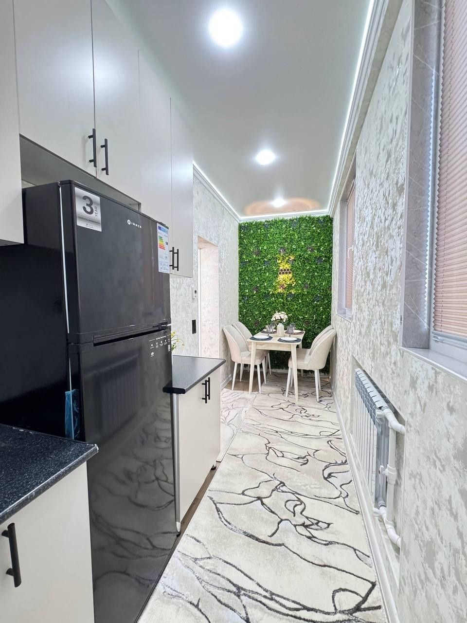 #БАЛКОН 2×6, (60м²)  Чиланзар 8, 2 хона, 7 этаж, 9 этажный Дом.