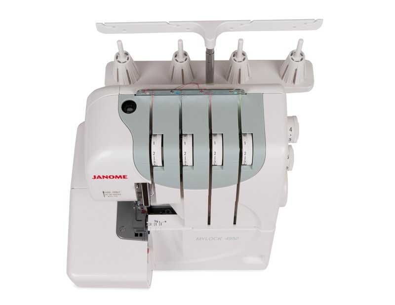 Оверлок Janome ML4952. Год гарантии/Металл/Комплект.