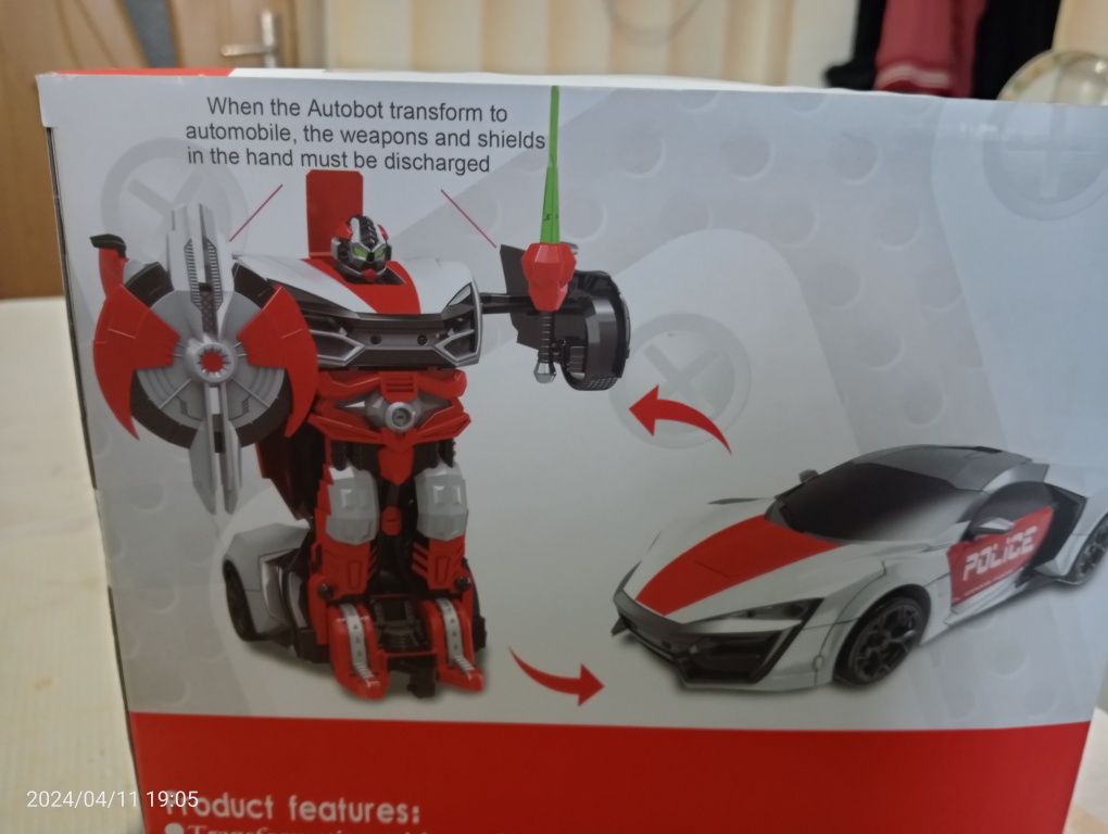 Jucărie copii masina "Transforming Robot"