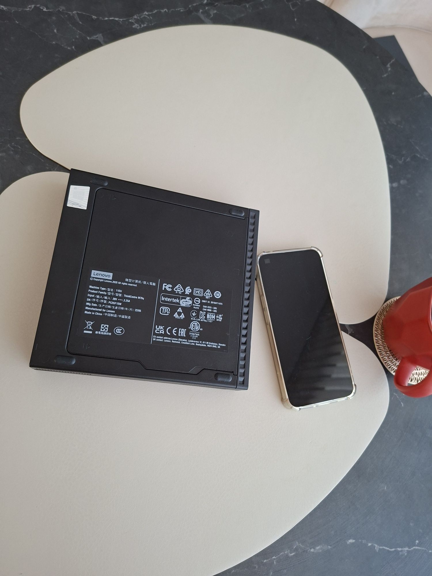 Nou! ThinkCentre M70q i5 10500T, RAM 16, SSD 512