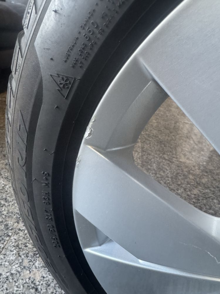 Set jante 17” originale Golf 8 + anvelope Pirelli