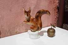 Piesa de colectie, veverita portelan ROYAL DUX Bohemia