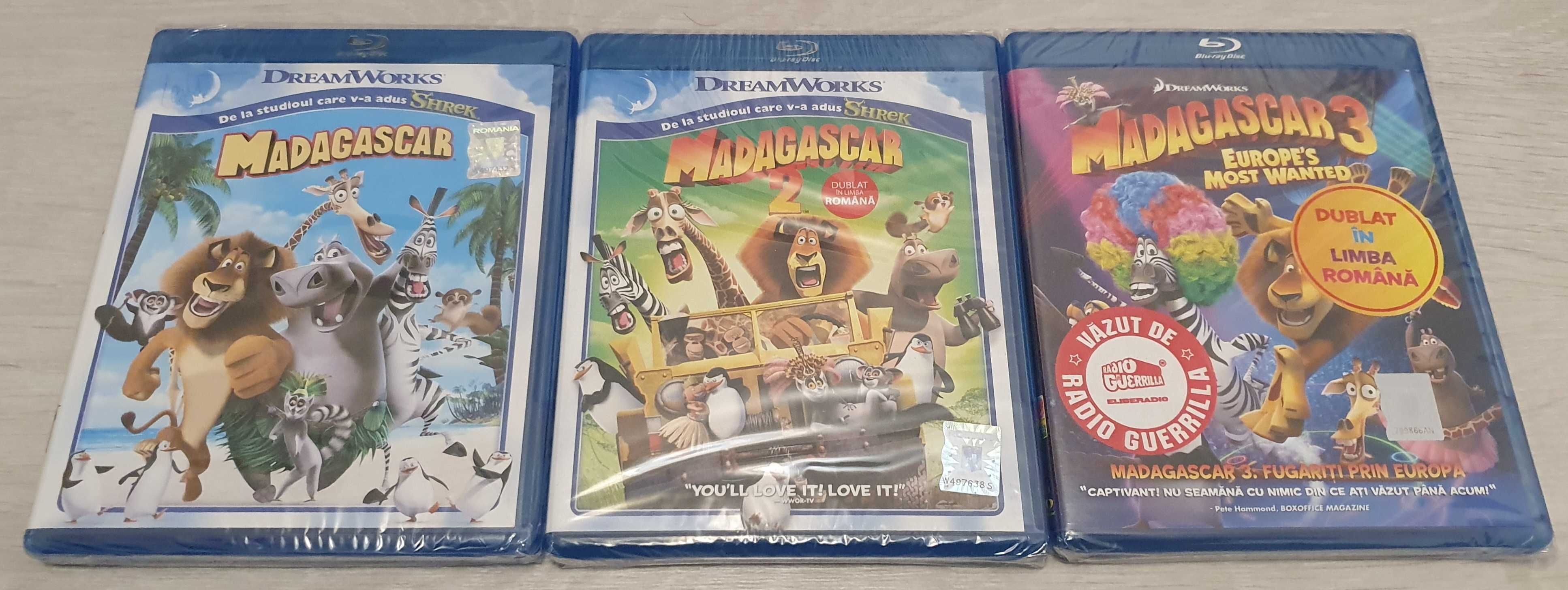 Colectia Madagascar Blu-ray