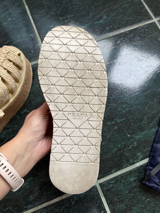 Плетени сандали Pr*da