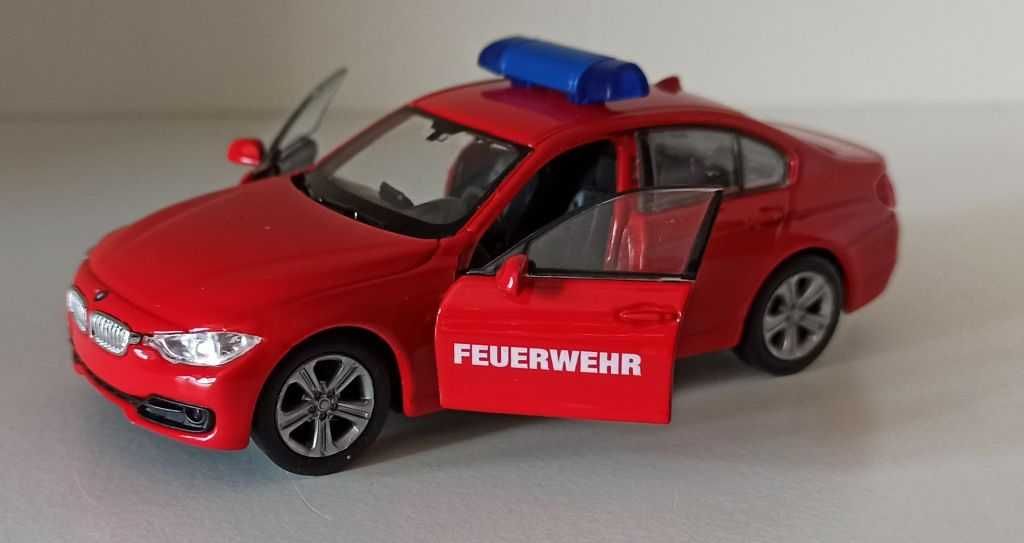 Macheta BMW 335i (F30) Pompieri Germania 2015 - Welly 1/36