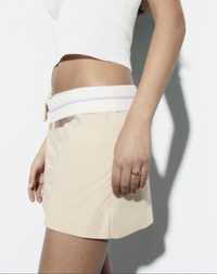 beige skort ZARA