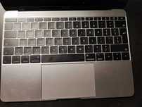 Topcase cu Tastatura Original Apple MacBook 12" A1534, Space silver